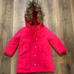 Gap Kids Faux Fur Trim Parka